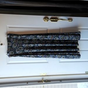 Women's LuLaRoe A-line Skirt Size XS Blue/Green/Multi-Color